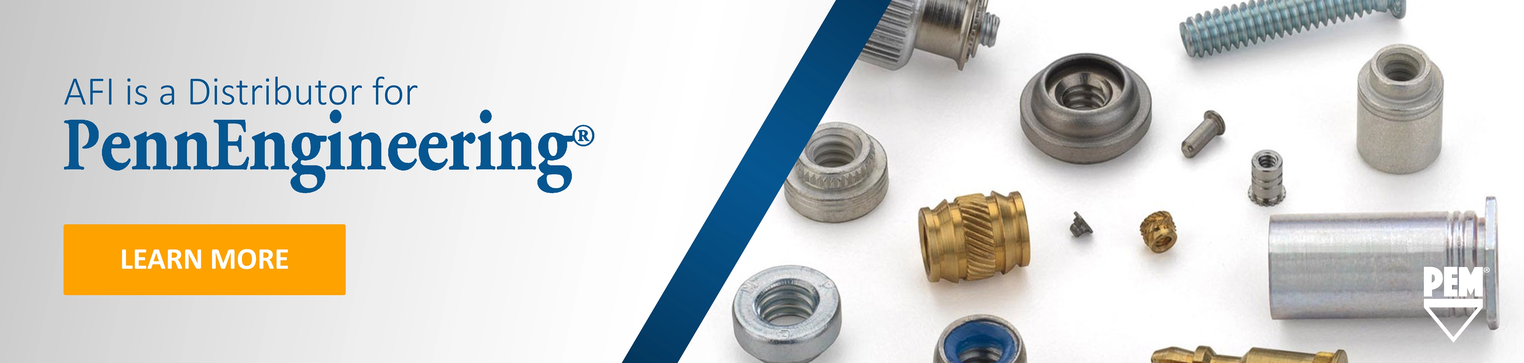 This is a header slide showing one of our highest selling brands, PEM or PennEngineering