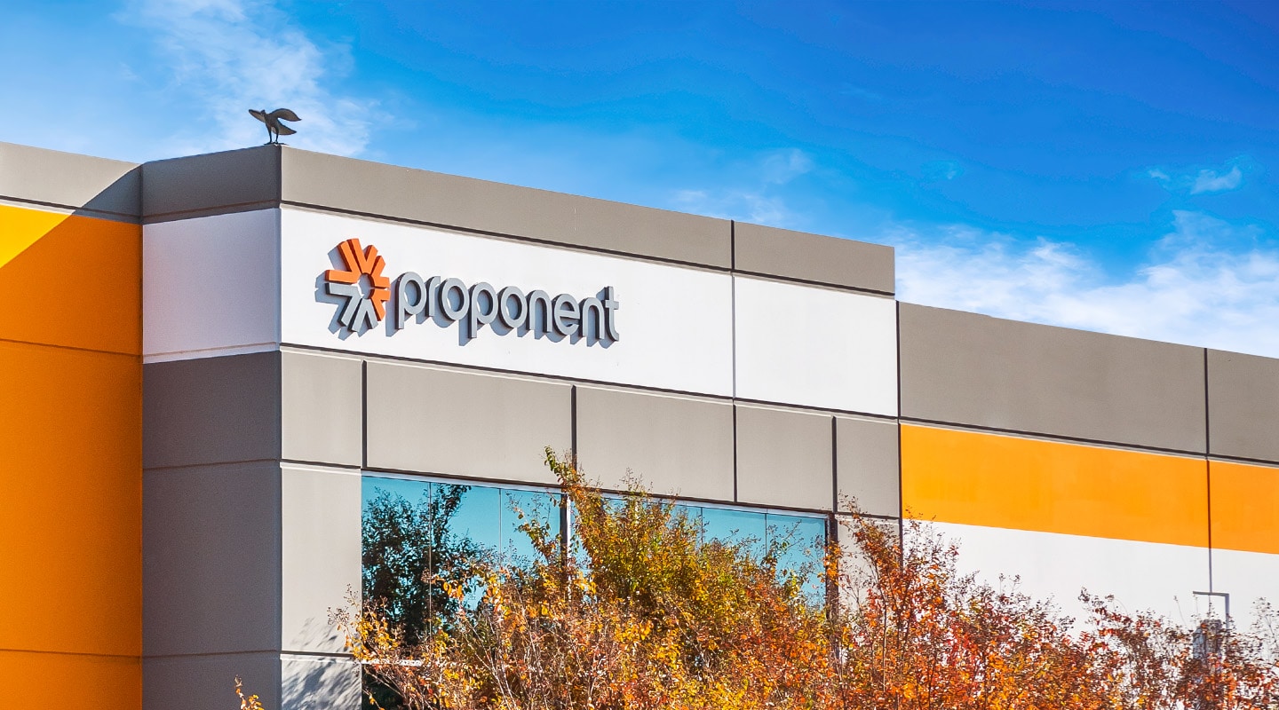 Proponent building exterior in California region